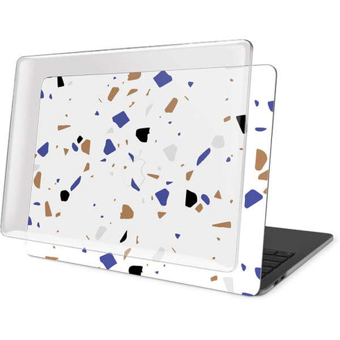 White Terrazzo MacBook Pro 16in (2019-20) Case plus Skin