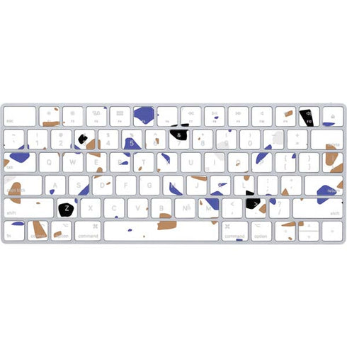 White Terrazzo Magic Keyboard Skin
