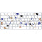White Terrazzo Magic Keyboard Skin