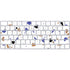 White Terrazzo Magic Keyboard Skin