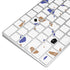 White Terrazzo Magic Keyboard Skin