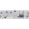 White Terrazzo Magic Keyboard with Numeric Keypad Skin