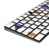 White Terrazzo Magic Keyboard with Numeric Keypad Skin