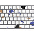 White Terrazzo Magic Keyboard with Numeric Keypad Skin