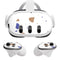 White Terrazzo Meta Quest 3 Skin