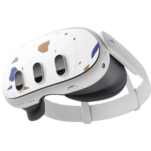 White Terrazzo Meta Quest 3 Skin