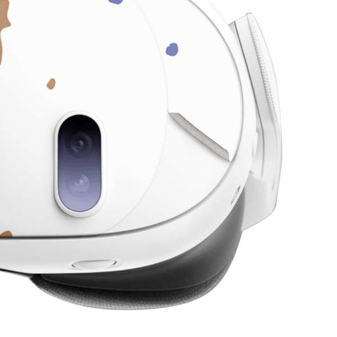 White Terrazzo Meta Quest 3 Skin