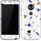 White Terrazzo Moto E5 Play Skin