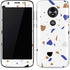 White Terrazzo Moto E5 Play Skin
