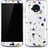 White Terrazzo Moto G6 Skin