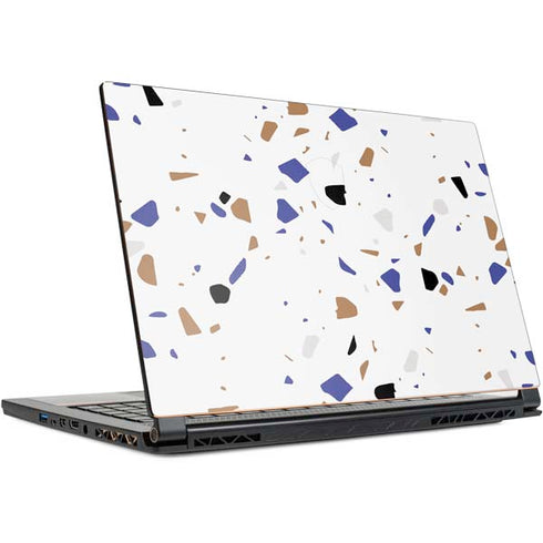 White Terrazzo MSI GS65 Stealth Laptop Skin