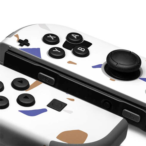 White Terrazzo Nintendo Joy-Con (L/R) Controller Skin