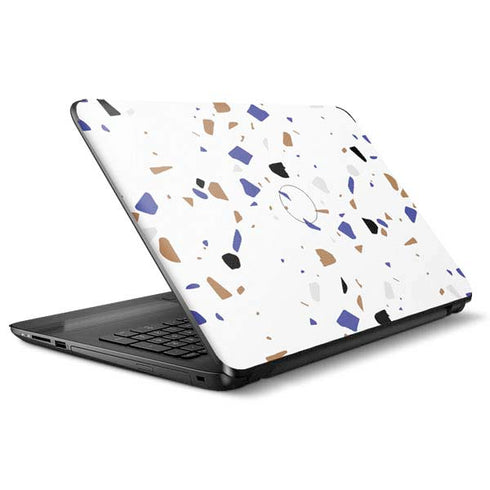 White Terrazzo HP Notebook Skin