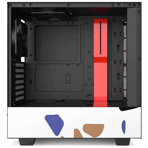 White Terrazzo NZXT H510 Compact ATX Mid-Tower Case Skin