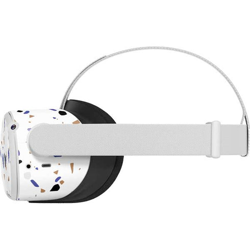 White Terrazzo Oculus Quest 2 Skin