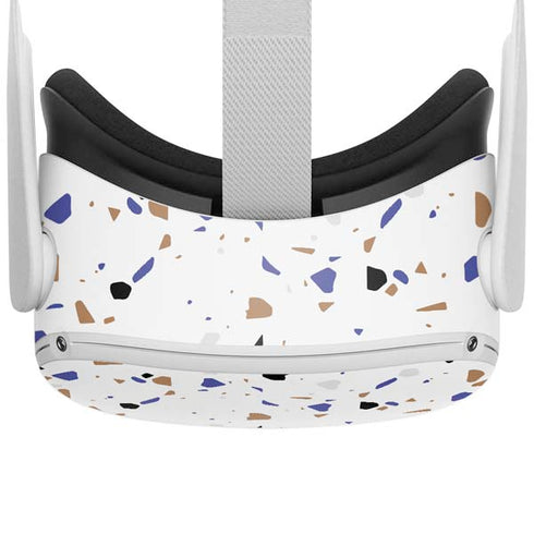 White Terrazzo Oculus Quest 2 Skin