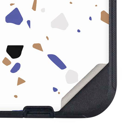 White Terrazzo Otterbox Defender iPhone Skin
