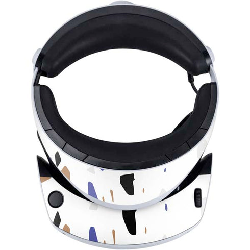 White Terrazzo PlayStation VR2 Skin