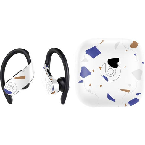 White Terrazzo PowerBeats Pro Skin