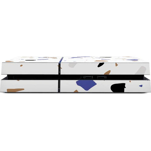 White Terrazzo PS4 Console Skin