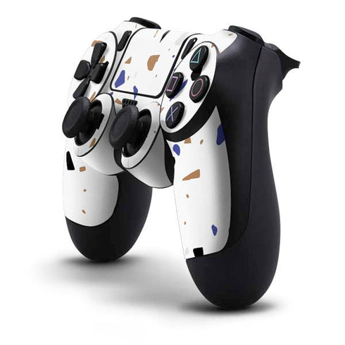White Terrazzo PS4 Controller Skin