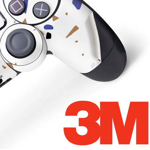 White Terrazzo PS4 Controller Skin
