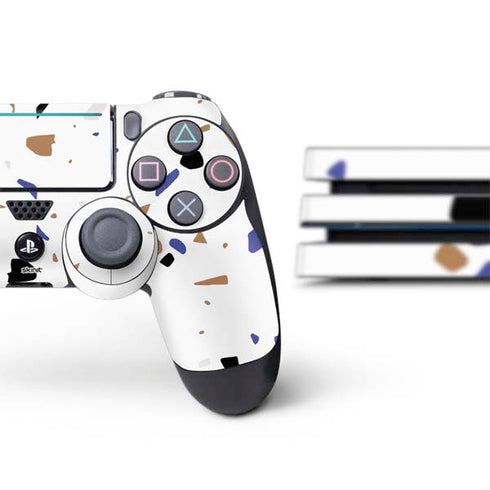 White Terrazzo PS4 Pro Bundle Skin
