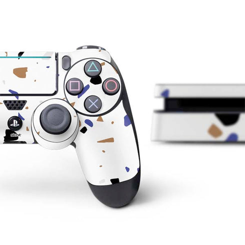 White Terrazzo PS4 Slim Bundle Skin