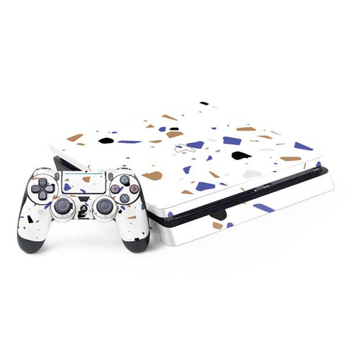 White Terrazzo PS4 Slim Bundle Skin