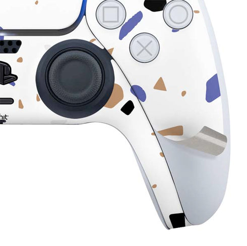 White Terrazzo PS5 Controller Skin