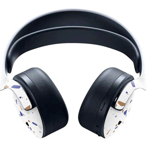 White Terrazzo PULSE 3D Wireless Headset for PS5 Skin