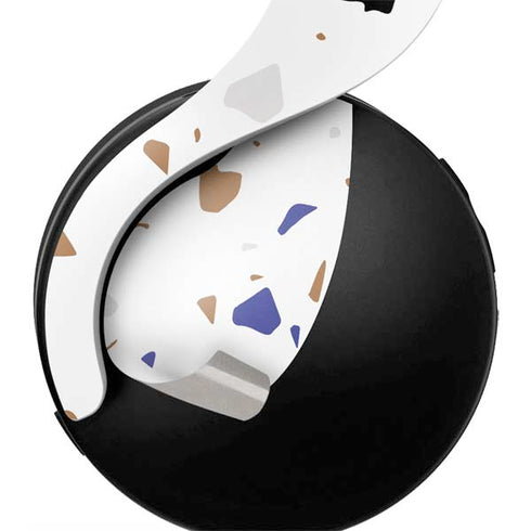 White Terrazzo PULSE 3D Wireless Headset for PS5 Skin