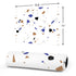 White Terrazzo Gaming Mouse Pad