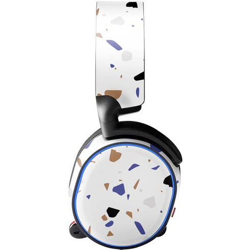 White Terrazzo SteelSeries Arctis 5 Skin