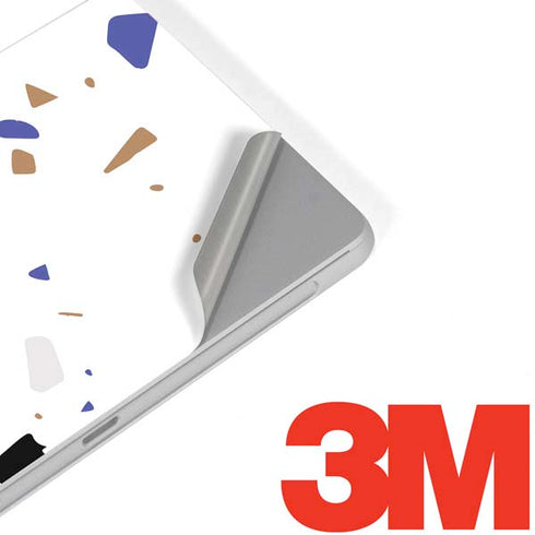 White Terrazzo Surface Go Skin