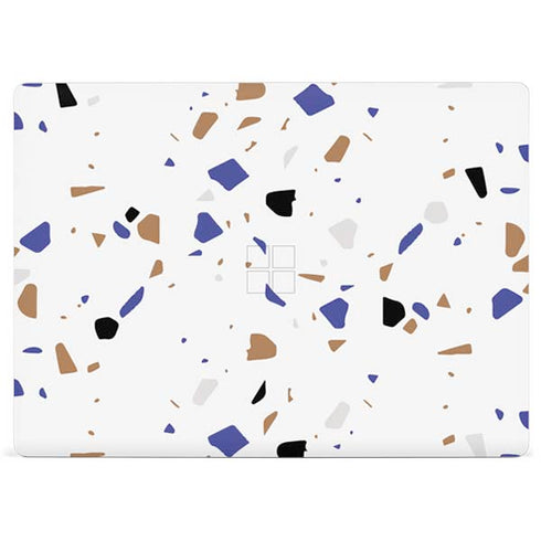 White Terrazzo Surface Laptop 3 13.5in Skin