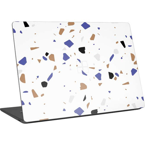 White Terrazzo Surface Laptop 4 15in Skin
