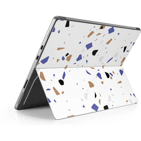 White Terrazzo Surface Pro 8 Skin
