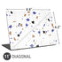 White Terrazzo Universal Laptop 11in (8.8 x 6.2in) Skin