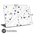 White Terrazzo Universal Laptop 13in (10.6 x 7.6in) Skin