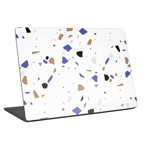 White Terrazzo Universal Laptop 17in (13.8 x 10in) Skin