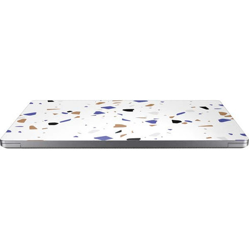 White Terrazzo Universal Laptop 18in (14.6 x 10.6in) Skin