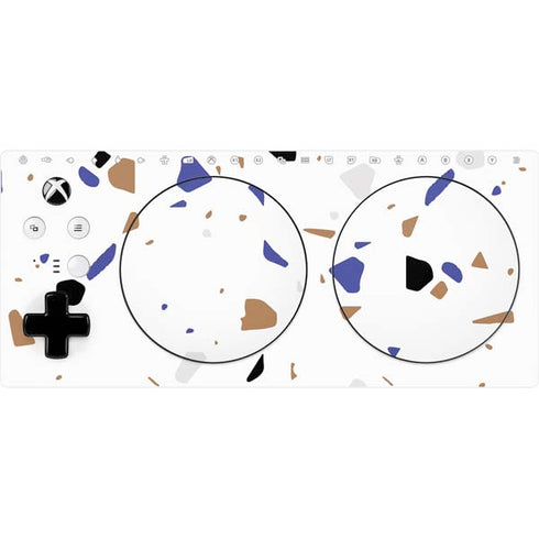 White Terrazzo Xbox Adaptive Controller Skin