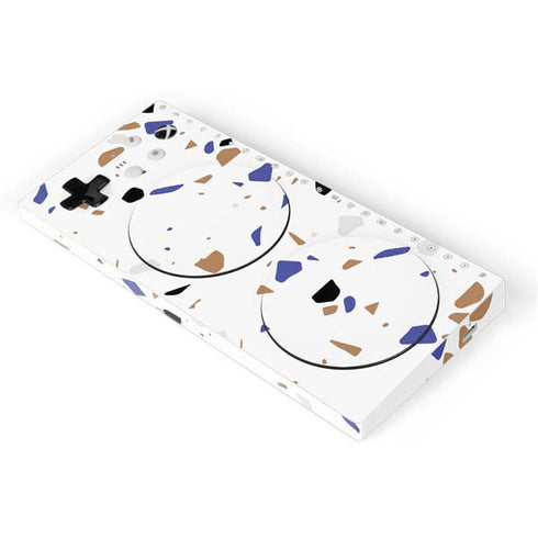 White Terrazzo Xbox Adaptive Controller Skin