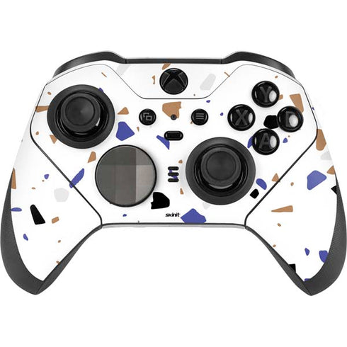 White Terrazzo Xbox Elite Wireless Controller Series 2 Skin