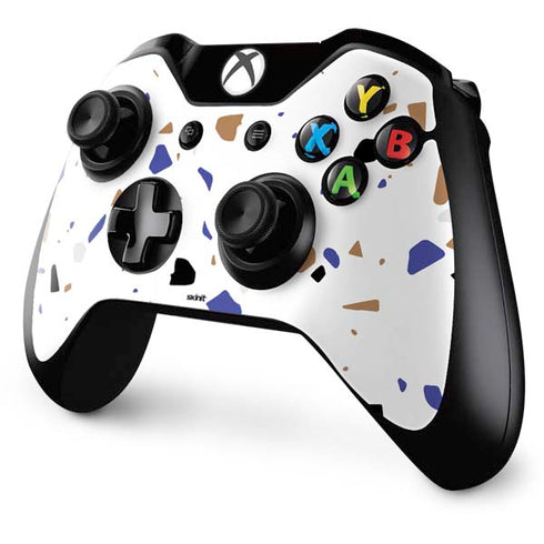 White Terrazzo Xbox One Controller Skin