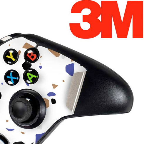 White Terrazzo Xbox One Controller Skin