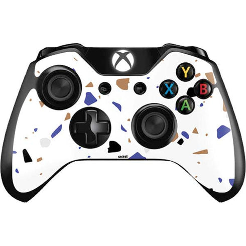 White Terrazzo Xbox One Controller Skin