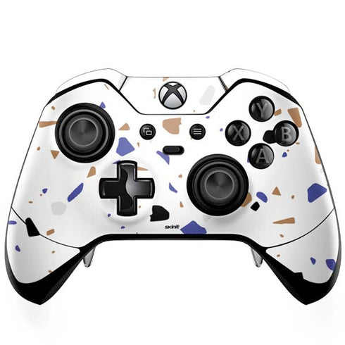 White Terrazzo Xbox One Elite Controller Skin