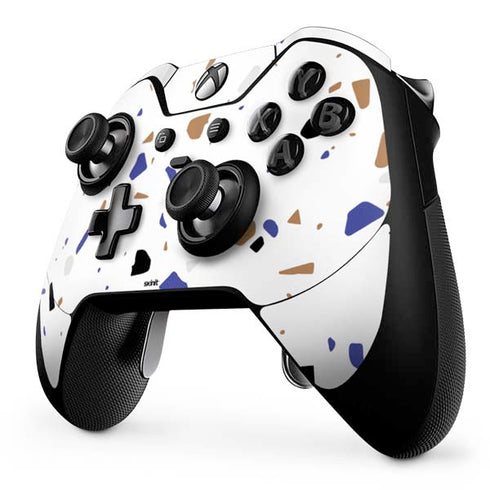 White Terrazzo Xbox One Elite Controller Skin